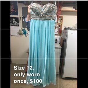 Strapless Prom Dress